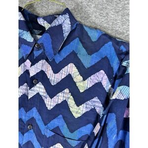 The Territory Ahead Men's Aztec Print Cotton Woven Shirt Size Small‎
